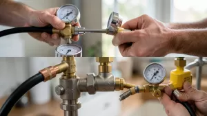 próba szczelności instalacji gazowej powietrzem