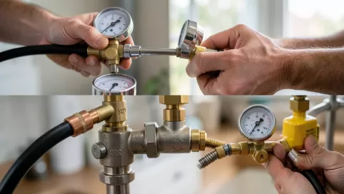 próba szczelności instalacji gazowej powietrzem