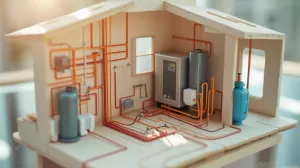 schemat instalacji co i cwu w domu jednorodzinnym